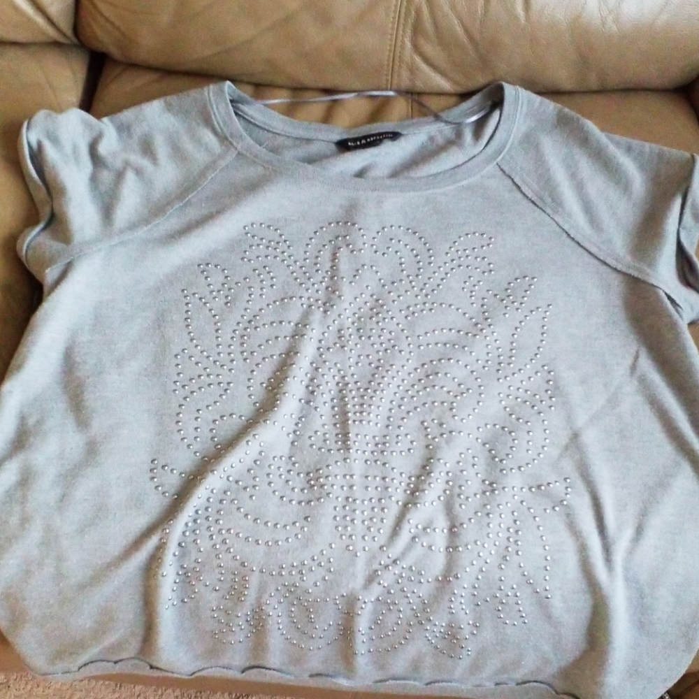 Rock Republic soft gray terry sweatshirt